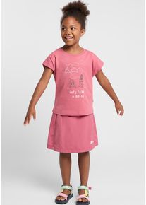 Skort Jack Wolfskin "SUN SKORT G", M&auml;dchen, Gr. 164, pink (soft, pink), 1. OBERSTOFF: 100% POLYAMID. 2. OBERSTOFF: 100% POLYESTER. Futter: 100% POLYESTER, R&ouml;cke Skort
