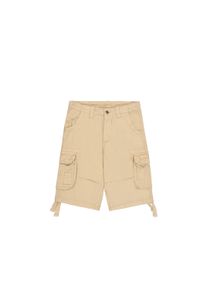 Shorts Alpha Industries "Jet Short", Herren, Gr. 36, Normalgr&ouml;&szlig;en, wei&szlig; (bone wei&szlig;), Obermaterial: 100% Baumwolle, Hosen Shorts