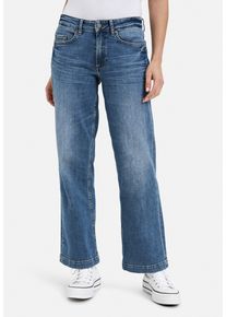 Smith & Soul Straight-Jeans SMITH & SOUL, Damen, Gr. 34, L&auml;nge 30, denim, Denim/Jeans, Obermaterial: 94% Baumwolle, 6% Elasthan, straight fit lang, Jeans Straight-Jeans, Wide Leg, Mid Rise