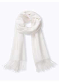 Modeschal Heine, Damen, beige (ecru), Viskose, Modet&uuml;cher Modeschal