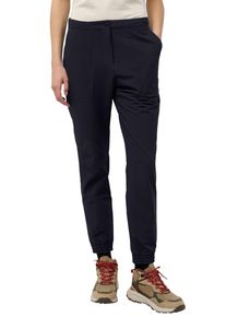 Outdoorhose Jack Wolfskin "NEWPORT", Damen, Gr. 34, N-Gr, blau (schwarz navy), Obermaterial: 89% Polyester, 11% Elasthan, Hosen Outdoorhose