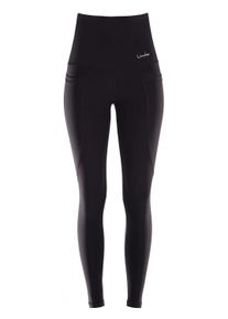 Leggings WINSHAPE "Functional Comfort HWL115C", Damen, Gr. XXL, Normalgr&ouml;&szlig;en, schwarz, 85% Polyester, 15% Elasthan, Hosen Leggings, High Waist mit praktischen Taschen