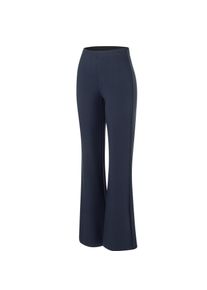 Jeggings MAC "Flare", Damen, Gr. 46, L&auml;nge 32, blau (night sky), Jersey, Obermaterial: 63% Viskose, 33% Polyamid, 4% Elasthan, unifarben, figurbetont lang, Hosen Jeggings, mit Gummibund und ausgestelltem Bein