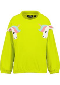 Sweater Blue Seven "Blue Seven Sweatshirt", M&auml;dchen, Gr. 92, 1141, zitrone, 100% Baumwolle, normal normal, Rundhals, gerader Abschluss, Sweatshirts Sweater