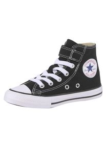 Sneaker Converse "CHUCK TAYLOR ALL STAR 1V EASY-ON Hi", M&auml;dchen, Gr. 28, schwarz, Textil, Schuhe Sneaker, mit Klettverschluss f&uuml;r Kinder