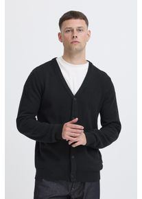 Strickjacke Blend "BHBRANKO CARDIGAN KNIT", Herren, Gr. XXL, schwarz (schwarz beauty), Strick, Obermaterial: 60% Wolle, 40% Nylon, unifarben, regular fit h&uuml;ftbedeckend, V-Ausschnitt, Strickjacken Strickjacke