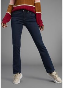 Gerade Jeans Arizona "Comfort-Fit", Damen, Gr. 46, N-Gr, blau (dunkelblau), Jeans, Obermaterial: 98% Baumwolle, 2% Elasthan, Basic, normal lang, Jeans Gerade Jeans, High Waist, Topseller
