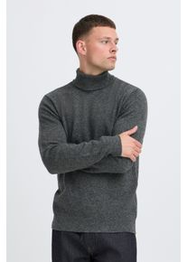 Rollkragenpullover Blend "BHBRANKO ROLL KNIT", Herren, Gr. XL, iron gate melange, Strick, Obermaterial: 60% Wolle, 40% Nylon, unifarben, regular fit h&uuml;ftlang, hoch geschlossener Ausschnitt, Rippb&uuml;ndchen, Pullover Rollkragenpullover
