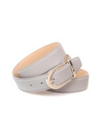 Lederg&uuml;rtel Anthoni Crown, Damen, Gr. 110, grau (hellgrau), Rindsleder, G&uuml;rtel Lederg&uuml;rtel