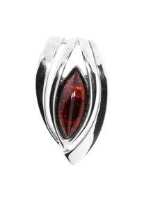 Kettenanh&auml;nger OSTSEE-SCHMUCK "OSTSEE-SCHMUCK Anh&auml;nger Gleiter-Rana Anh&auml;nger Gleiter-Rana", wei&szlig; (wei&szlig;, neutral), Schmuckanh&auml;nger, Damen, 24 x 13mm, Silber 925 (Sterlingsilber), 3,4 g, Kettenanh&auml;nger