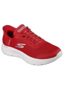 Slip-On Sneaker Skechers "GO WALK FLEX-GRAND ENTRY", Damen, Gr. 42, rot, Textil, Schuhe Slip-On Sneaker, Schlupfschuh, Slipper mit Slip-Ins Funktion, Topseller