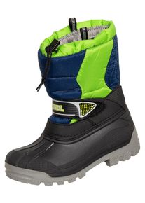 Wanderschuh Meindl "Meindl Snowy 3000 gr&uuml;n/blau", Jungen, Gr. 27, Normalschaft, gr&uuml;n, Nylon, Schuhe Wanderschuh, Comfort fit mehr Platz im Vorfu&szlig;bereich und festen Halt in der Ferse