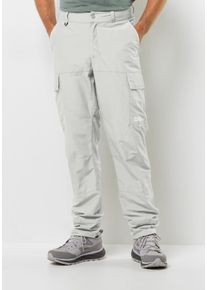 Trekkinghose Jack Wolfskin "BARRIER PANT M", Herren, Gr. 50, Normalgr&ouml;&szlig;en, grau (cool, grau), OBERSTOFF: 46% POLYAMID, 27% LYOCELL, 27% VISKOSE. Futter: 100% POLYESTER, Hosen Trekkinghose