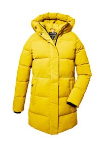 G.I.G.A. by Killtec Steppmantel "GW 1 WMN QLTD PRK", Damen, Gr. 48, gelb, Obermaterial: 100% Polyester;Futter: 100% Polyester;F&uuml;llung: 100% Polyester, G.I.G.A. DX BY KILLTEC, M&auml;ntel Steppmantel, Damen Steppparka, winddicht, wasserabweisend, 10.000 mm Wassers&auml;ule