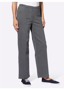 Bequeme Jeans Classic Basics, Damen, Gr. 46, Normalgr&ouml;&szlig;en, blau (stone, grau, denim), 81% Baumwolle, 17% Polyester, 2% Elasthan, unifarben, Jeans Bequeme Jeans