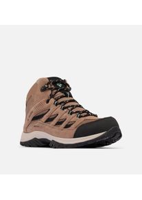 Wanderschuh Columbia "CRESTWOOD&trade; MID WATERPROOF", Herren, Gr. 46, allspice, crushed blau, Mesh, Synthetik, Schuhe Wanderschuh, wasserdicht