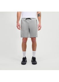 Sweatshorts Ellesse "GIALARNO SHORT", Herren, Gr. S, N-Gr, grau (grau marl), Sweatware, Obermaterial: 64% Baumwolle, 36% Polyester, kontrastfarbene Details, unifarben mit Farbeins&auml;tzen, Hosen Sweatshorts