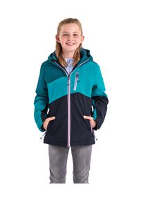 Skijacke Killtec "KSW 166 GRLS SKI JCKT", M&auml;dchen, Gr. 176, blau (t&uuml;rkis), Obermaterial: 100% Polyester;Futter: 100% Polyester;F&uuml;llung: 100% Polyester, Jacken Skijacke, Atmungsaktive, wasser- und winddichte Skijacke mit abnehmbarer Kapuze