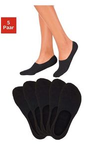 F&uuml;&szlig;linge Bench., Damen, Gr. 39-42, schwarz, Baumwolle, Elasthan, Polyamid, uni, elastisch, Socken F&uuml;&szlig;linge, f&uuml;r weit ausgeschnittene Schuhe, Topseller