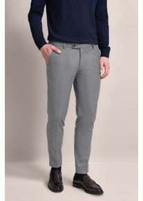 Stoffhose Bugatti, Herren, Gr. 36, L&auml;nge 34, grau, 69% Polyester, 29% Viskose, 2% Elasthan, unifarben, gerade, unten schmal, Hosen Stoffhose, mit moderner Form