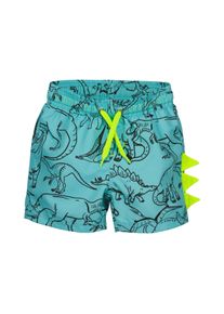 Badehose Blue Seven "Blue Seven Badeshorts", Jungen, Gr. 128/134, 6500, cyan, Polyester, Badehosen Badehose, Alloverdruck, Topseller