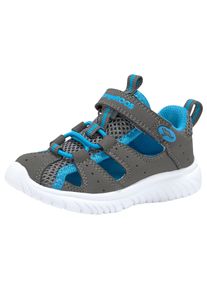 Sandale Kangaroos "KI-Rock Lite EV", M&auml;dchen, Gr. 22, blau (steel, grau, brilliant, blau), Synthetik, Textil, Schuhe Sandale