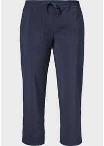 Sch&ouml;ffel 3/4-Hose SCH&Ouml;FFEL "Pants Rangun L", Damen, Gr. 46, Normalgr&ouml;&szlig;en, blau (8820, blau), Oberstoff: 87% Polyester, 13% Elasthan, Hosen 3/4-Hose