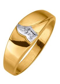 Fingerring Lady Gr. 20, gold (gelbgold 375), Fingerringe, Damen, 20, Gold Metall, Gold, Metall, Fingerring