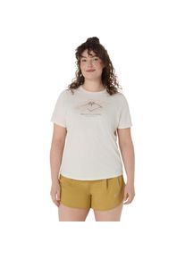 Laufshirt asics "FUJITRAIL LOGO SS TOP", Damen, Gr. XS, beige (cream), Obermaterial: 100% Polyester, Shirts Laufshirt