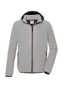 G.I.G.A. by Killtec Steppjacke "GS 84 MN QLTD JCKT", Herren, Gr. XL, grau (stein), Obermaterial: 100% Polyester;Futter: 100% Polyester;F&uuml;llung: 100% Polyester, G.I.G.A. DX BY KILLTEC, Jacken Steppjacke, Herren Steppjacke m. abnehm. Kapuze, wasserabweisend, winddicht