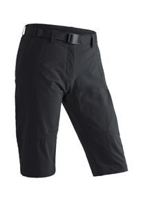 Caprihose Maier Sports "Kluane", Damen, Gr. 44, Normalgr&ouml;&szlig;en, schwarz, 90% Polyamid, 10% Elasthan, Hosen Caprihose, Damen Shorts, kurze Wanderhose, Outdoorhose mit 2 Taschen, Regular Fit