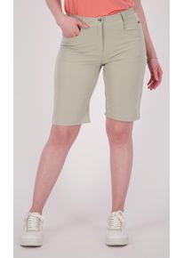 Bermudas DEPROC Active "KENORA URBAN Short & kurze Hose", Damen, Gr. 46 (L), Normalgr&ouml;&szlig;en, beige (sand), 97% Polyester; 3% Elasthan, Hosen Bermudas, In melierter Optik