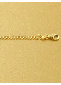 Panzerkette Lady, gold (gelbgold 375), Halsketten, Damen, 50, Metall, L: 50, Panzerkette