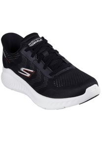 Slip-On Sneaker Skechers "GO WALK NOW-PAYTON", Herren, Gr. 41, schwarz-wei&szlig; (schwarz, wei&szlig;), Textil, Schuhe Slip-On Sneaker, Trainingsschuh, Schn&uuml;rschuh mit Handsfree Slip-ins