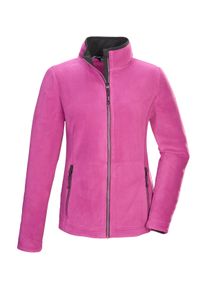 Fleecejacke Killtec "KOW 3 WMN FLC JCKT", Damen, Gr. 40, pink, Obermaterial: 100% Polyester, Jacken Fleecejacke, Fleecejacke mit Stretch, Kinnschutz und verschlie&szlig;baren Taschen