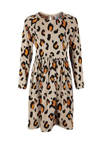 Sommerkleid happy girls "dress", M&auml;dchen, Gr. 128, EURO-Gr&ouml;&szlig;en, beige, Stoff, 100% Polyester, normal, Kleider Sommerkleid