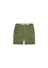 Shorts Alpha Industries "Combat Short", Herren, Gr. 28, Normalgr&ouml;&szlig;en, gr&uuml;n (schwarz olive), Obermaterial: 98% Baumwolle, 2% Elastan; Futter: 100% Baumwolle, Hosen Shorts