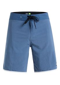 Boardshorts Quiksilver "Highline Scallop 19", Herren, Gr. 32(M), blau (vintage indigo), 88% Polyester, 12% Elasthan, Hosen Boardshorts