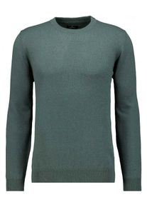Rundhalspullover Ragman, Herren, Gr. 48, dunkelgr&uuml;n, 035, Strick, 90% Wolle 10% Baumwolle, Rundhals, Pullover Rundhalspullover