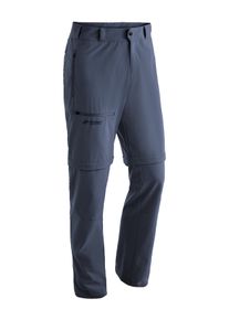 Funktionshose Maier Sports "Latit Zip M", Herren, Gr. 32, Kurzgr&ouml;&szlig;en, grau, 88% Polyester (Recycelt), 12% Elasthan, Hosen Funktionshose, Herren Wanderhose, zipp-off Outdoor-Hose, 4 Taschen, Regular Fit