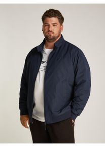 Tommy Hilfiger Big & Tall Allwetterjacke "BT-HARRINGTON JACKET-B", Herren, Gr. XXL, blau (desert sky), Web, Obermaterial: 53% Elastomultiester, 47% Polyester, TOMMY HILFIGER BIG & TALL, unifarben, regular fit, elastischer Bund, Jacken Allwetterjacke, in Gro&szlig;en Gr&ouml;&szlig;en, Logostickerei