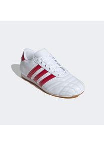 Sneaker adidas originals "ADIDAS TAEKWONDO LACE", Damen, Gr. 42, wei&szlig; (cloud wei&szlig;, team victory rot, gum 3), Leder, Schuhe Sneaker