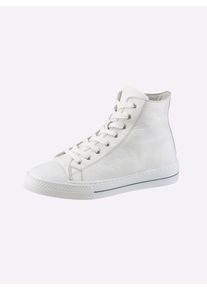 Sneaker Andrea Conti, Damen, Gr. 37, wei&szlig;, Glattleder, Leder, Rindsleder, Schuhe Sneaker