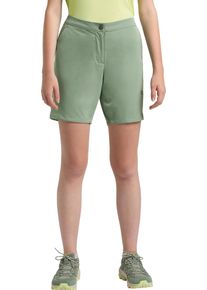 Shorts Jack Wolfskin "HIKING ALPINE SHORT W", Damen, Gr. 42, N-Gr, gr&uuml;n (eucalyptus), Obermaterial: 87% Polyester, 13% Elasthan, Hosen Shorts