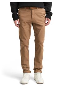 Chinohose Tom Tailor Denim, Herren, Gr. 32, L&auml;nge 34, braun (camelfarben), Obermaterial: 97% Baumwolle, 3% Elasthan, schmal lang, Hosen Chinohose, leicht vorgewaschen