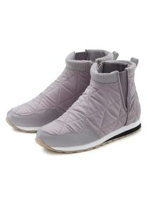 Winterstiefelette Vivance, Damen, Gr. 39, grau, Obermaterial: 50% Lederimitat, 50% Nylon. Decksohle: 100% Textilmaterial. Futter: 100% Textilmaterial. Laufsohle: 100% Synthetik, unifarben, Schuhe Winterstiefelette, in modischer Stepp-Optik, Ankle Stiefeletten, Outdoor Boots, Sneaker