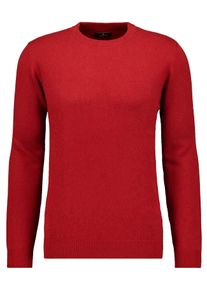 Rundhalspullover Ragman, Herren, Gr. 54, rot, Strick, 90% Wolle 10% Baumwolle, Rundhals, Pullover Rundhalspullover