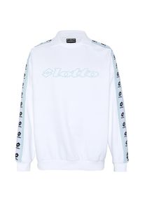 Sweatshirt Lotto, Herren, Gr. M (48/50), wei&szlig;, 80% Baumwolle, 20% Polyester, mehrfarbig, Rundhals, mit &Auml;rmelbesatz Rippb&uuml;ndchen, Sweatshirts Sweatshirt, im Retrodesign (Calcio '93)