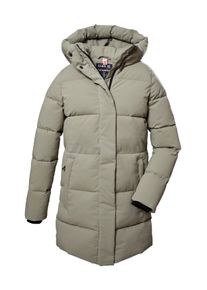 G.I.G.A. by Killtec Steppmantel "GW 1 WMN QLTD PRK", Damen, Gr. 48, gr&uuml;n (helloliv), Obermaterial: 100% Polyester;Futter: 100% Polyester;F&uuml;llung: 100% Polyester, G.I.G.A. DX BY KILLTEC, M&auml;ntel Steppmantel, Damen Steppparka, winddicht, wasserabweisend, 10.000 mm Wassers&auml;ule