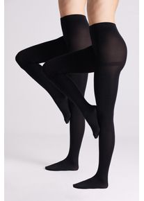 Strumpfhose YSABEL MORA, Damen, Gr. XL, schwarz, Obermaterial: 85% Polyamid, 15% Elasthan, Strumpfhosen Strumpfhose, elastisch, blickdicht, flache N&auml;hte